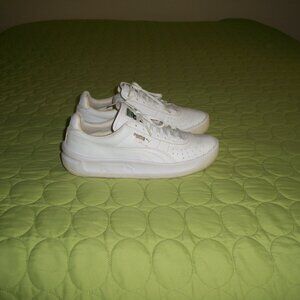PUMA GV Special White "Big Kids" Unisex Leather Sneaker